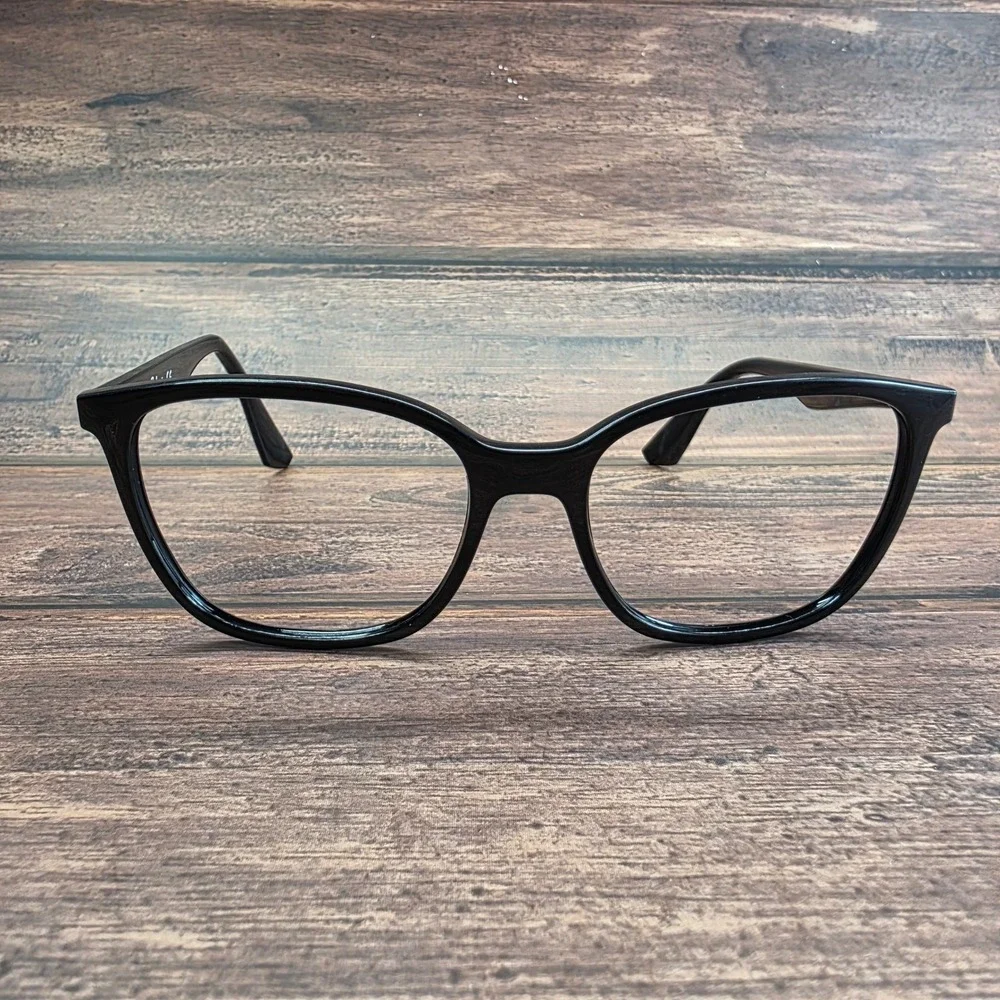 Ray-Ban RB7066 2000 Black Cat Eye Eyeglasses Frames 54-17-145